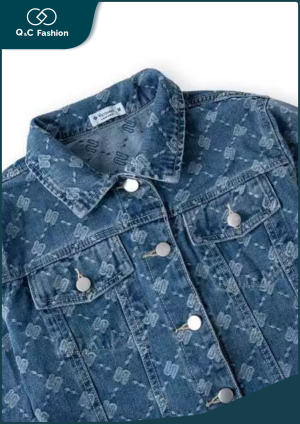 Áo Khoác Jean Nữ Form Rộng Tay Dài - Q&C Fashion