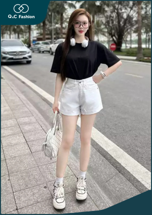 Áo Thun Nữ Trơn Cổ Tròn - Q&C fashion