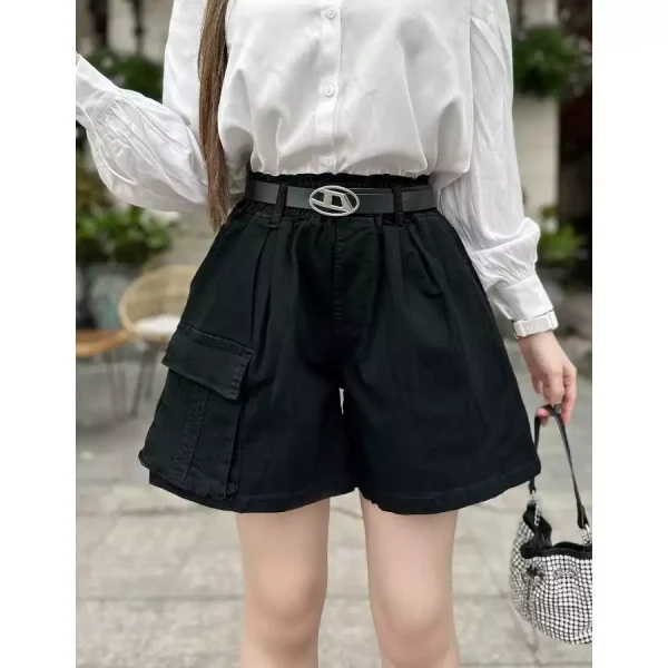 Quần Short Jeans Nữ Q&C Fashion – Cạp Chun Co Giãn - Hình ảnh 2