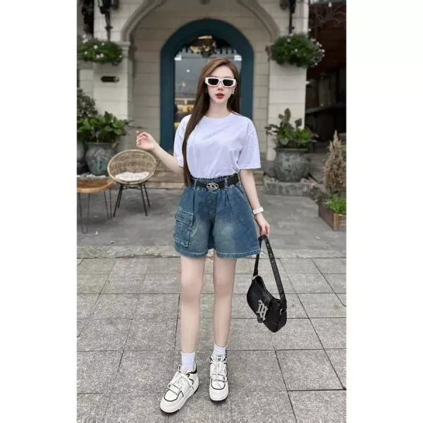 Áo Thun Nữ Trơn Cổ Tròn - Q&C fashion - Hình ảnh 4