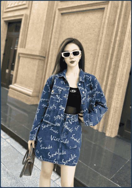 Áo Khoác Jean Nữ Form Rộng Đẹp – Cá Tính Dẫn Đầu Xu Hướng 2025 1 Mix Đồ Đi Đám Cưới