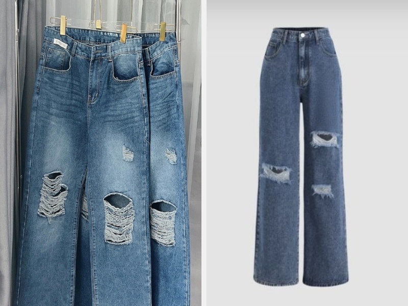 Cách khắc phục quần jean rách