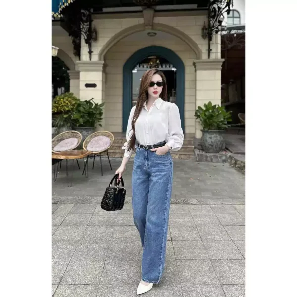Áo Sơ Mi Nữ Tay Bồng Cổ Đức - Q&C fashion - Hình ảnh 2