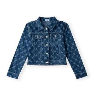 Áo Khoác Jean Nữ Form Rộng Tay Dài - Q&C Fashion