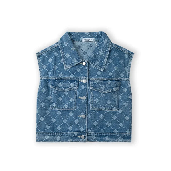 Áo Khoác Jeans Nữ Form Rộng Mặc 4 Mùa - Q&C Fashion - Hình ảnh 4