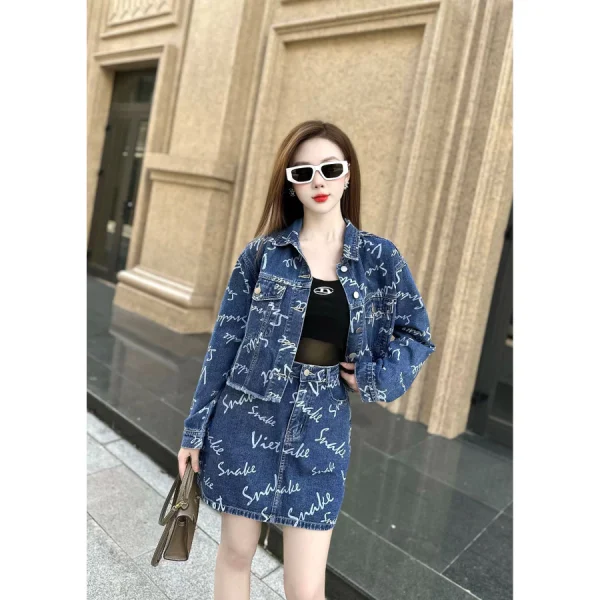 Chân Váy Jeans Nữ Co Giãn Nhẹ - Q&C Fashion - Hình ảnh 3