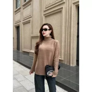 Áo Len Cổ Cao Nữ Dài Tay Giữ Ấm - Q&C fashion