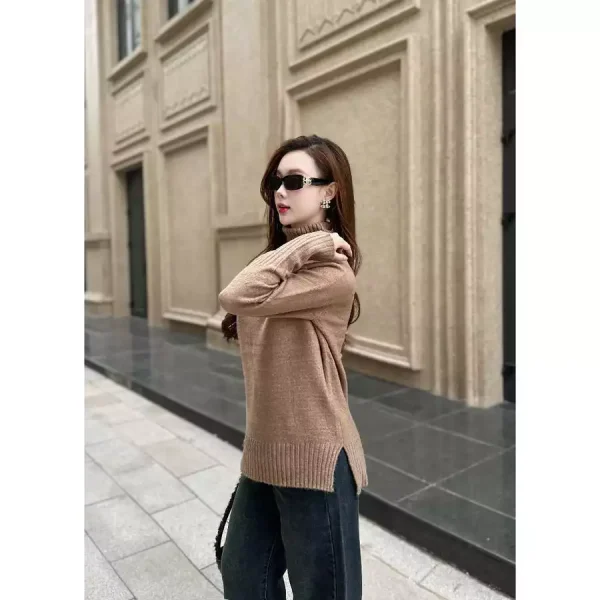 Áo Len Cổ Cao Nữ Dài Tay Giữ Ấm - Q&C fashion - Hình ảnh 2