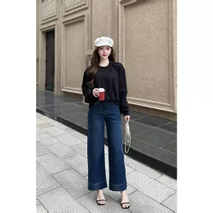 Áo Dài Tay Cotton Nữ Dúm Gấu - Q&C fashion