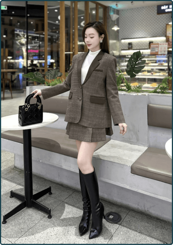 SET Đồ Bộ Vest Nữ Thời Trang - Q&C Fashion - Hình ảnh 3