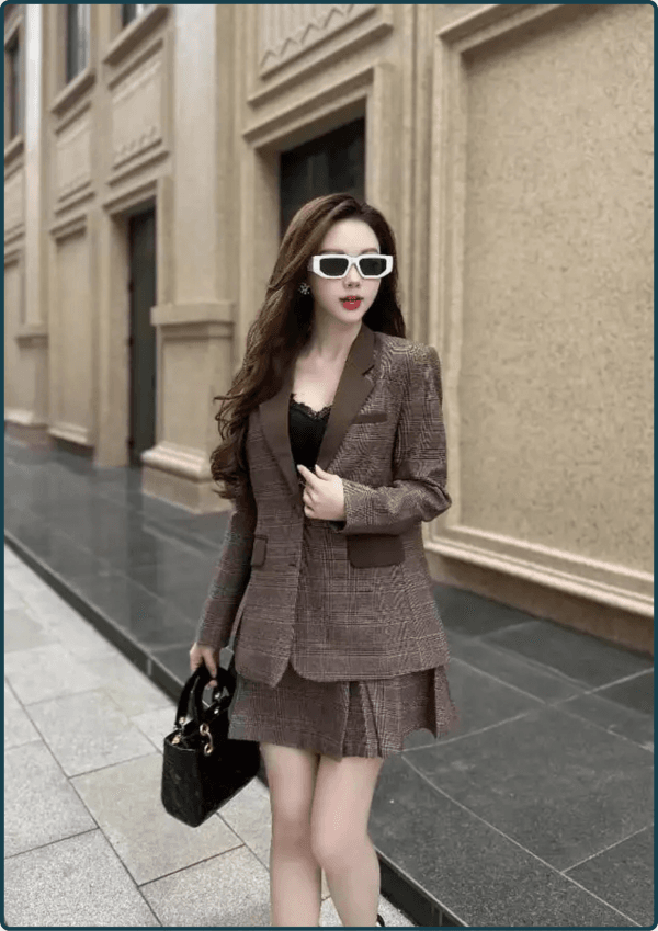 SET Đồ Bộ Vest Nữ Thời Trang - Q&C Fashion - Hình ảnh 2