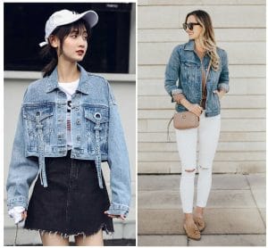 áo khoác jeans nữ basic