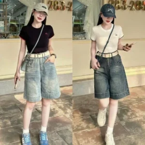 quần jeans ngố nữ - Biến hóa phong cách mỗi ngày